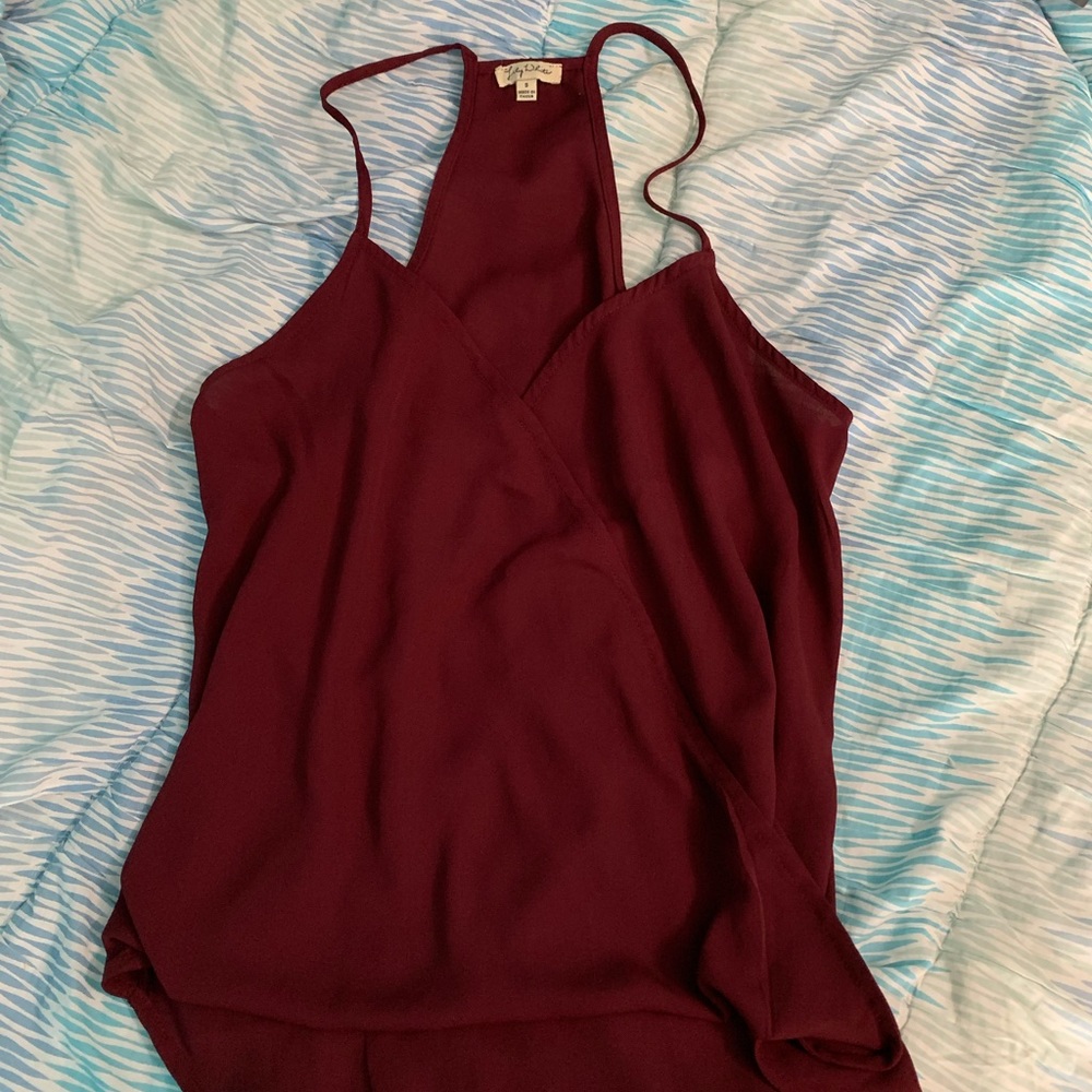 Flowy red tank. From tjmaxx.